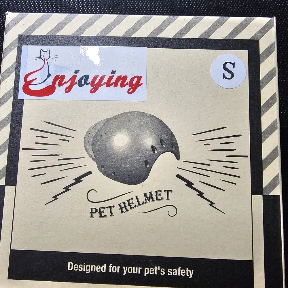 Silver Pet Helmet